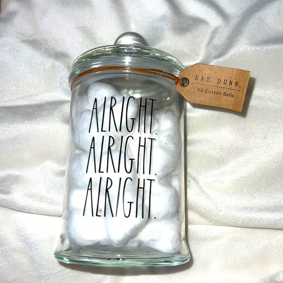 Rae Dunn Other - Sold!! Rae Dunn makeup cotton ball jar.